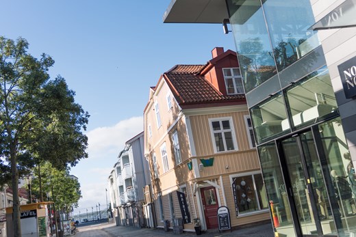 Gult hus på Smedjegatan